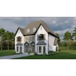 Country French House Plan Front Photo 01 - Osperey Way Duplex Home 055D-1014 - Shop House Plans and More