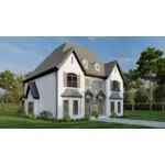 Country French House Plan Front Photo 02 - Osperey Way Duplex Home 055D-1014 - Shop House Plans and More