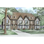 Country French House Plan Front of House 055D-1015