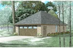 Traditional House Plan Front of Home - Boland European Style Garage 055D-1019 | House Plans and More