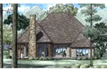 Traditional House Plan Rear Photo 01 - Eliza Place Luxury Home 055D-1021 - Search House Plans and More