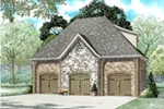 Traditional House Plan Front of House 055D-1032