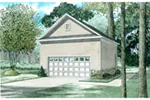 Traditional House Plan Front of Home - Dora Country Garage 055D-1037 | House Plans and More