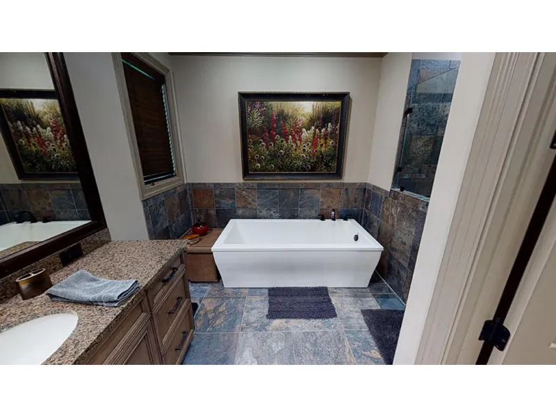 Traditional House Plan Bathroom Detail 02 - Laurel Lake Ranch Home 055D-1049 - Shop House Plans and More