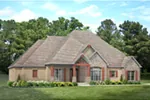 Arts & Crafts House Plan Front Image - Laurel Lake Ranch Home 055D-1049 - Shop House Plans and More
