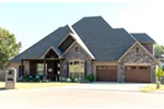 Arts & Crafts House Plan Front Photo 03 - Laurel Lake Ranch Home 055D-1049 - Shop House Plans and More