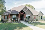 Traditional House Plan Front Photo 06 - Laurel Lake Ranch Home 055D-1049 - Shop House Plans and More