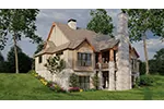 Traditional House Plan Rear Photo 02 - Trembath Tudor Home 055D-1050 - Shop House Plans and More