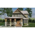 Bungalow House Plan Front of Home - Parson Cove Craftsman Home 055D-1051 - Shop House Plans and More