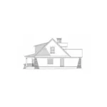 Traditional House Plan Left Elevation - Pinkerton Hill Ranch Home 055D-1055 - Shop House Plans and More