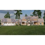 Country House Plan Front of Home - Hampshire Cove Craftsman Home 055D-1058 - Search House Plans and More