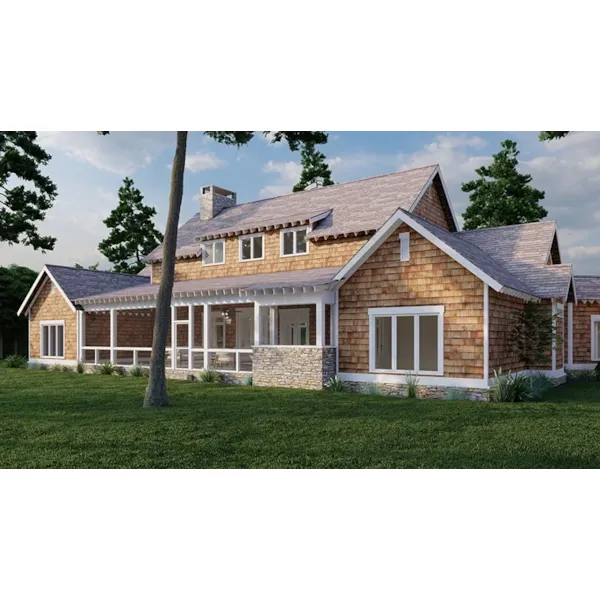 Country House Plan Rear Photo 02 - Hampshire Cove Craftsman Home 055D-1058 - Search House Plans and More