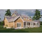 Country House Plan Rear Photo 04 - Hampshire Cove Craftsman Home 055D-1058 - Search House Plans and More