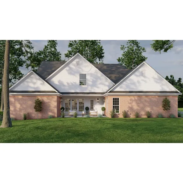 Traditional House Plan Side View Photo 01 - Peach Field Country Home 055D-1060 - Shop House Plans and More