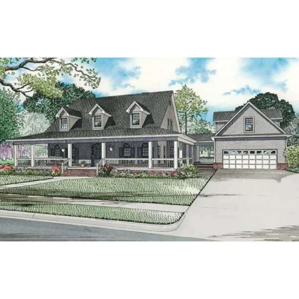 Country House Plan Front Image - O'Leary Creek Country Home 055D-1061 - Shop House Plans and More