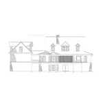 Country House Plan Rear Elevation - O'Leary Creek Country Home 055D-1061 - Shop House Plans and More