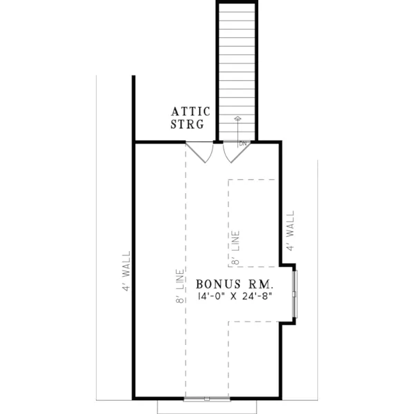 Ranch House Plan Bonus Room - Smiths Ferry Ranch Home 055D-1065 - Shop House Plans and More