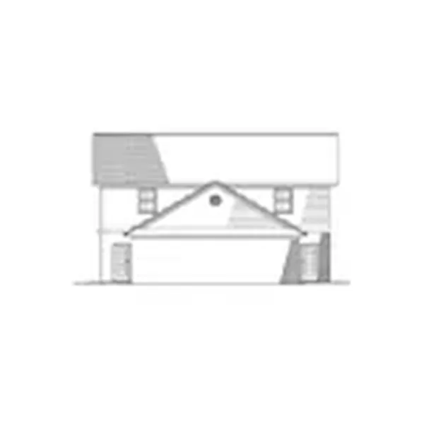 Multi-Family House Plan Rear Elevation - Hector Heights Duplex Home 055D-1074 - Shop House Plans and More