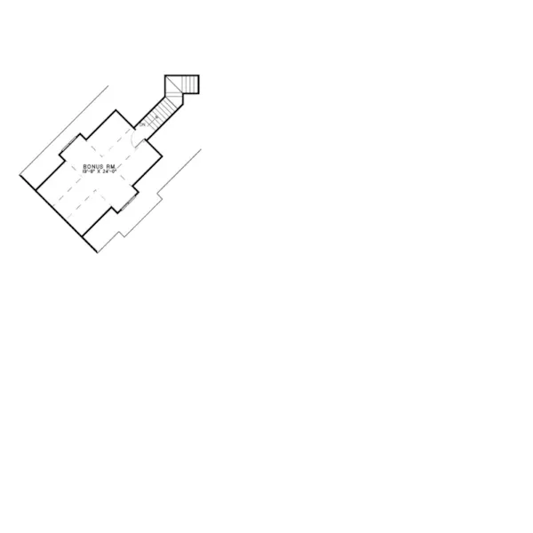 Mountain House Plan Second Floor - Keane Craftsman Home 055D-1075 - Shop House Plans and More