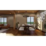 Craftsman House Plan Dining Room Photo 02 - 055D-1086 | House Plans and More