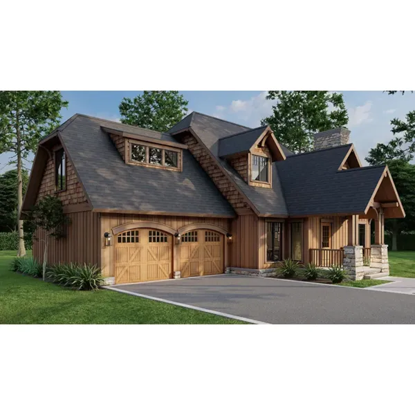 Craftsman House Plan Front Photo 01 - 055D-1086 | House Plans and More