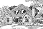 Country French Style Two-Story With Charming Roof Dormers