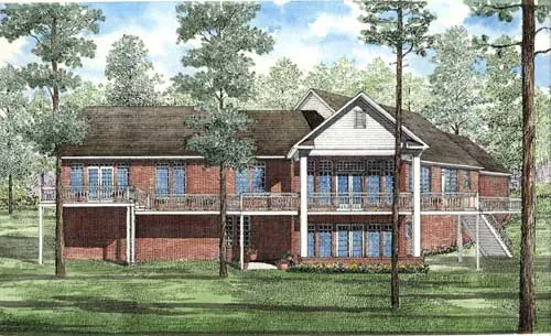 Country House Plan Color Image of House - Easton Manor Luxury Home 055S-0008 - Search House Plans and More