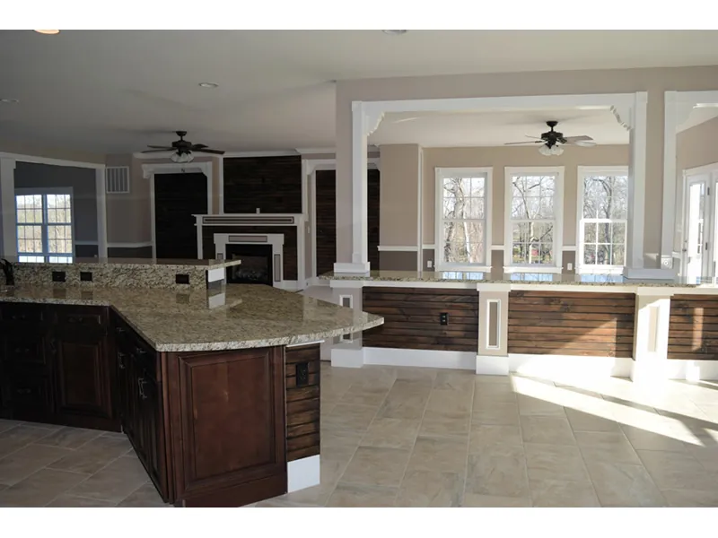 Traditional House Plan Kitchen Photo 06 - Elsworth Place Luxury Home 055S-0016 - Search House Plans and More