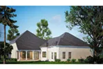 Traditional House Plan Rear Photo 01 - Oakvilla Traditional Home 055S-0017 - Shop House Plans and More