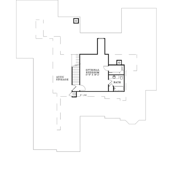 Traditional House Plan Second Floor - Dunkirk Mill Luxury Home 055S-0018 - Search House Plans and More