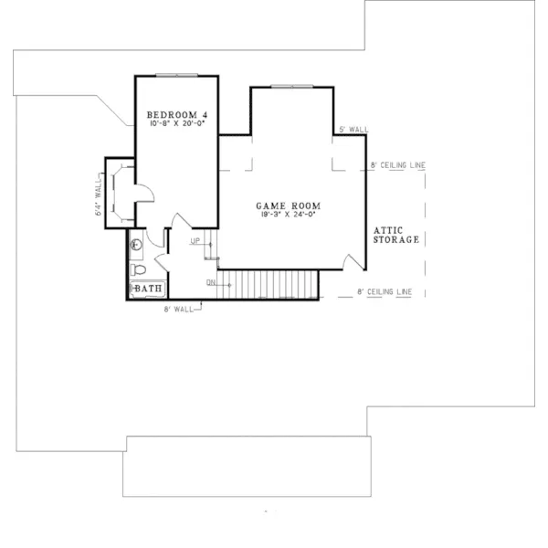 Luxury House Plan Second Floor - Marseille Manor Colonial Home 055S-0019 - Shop House Plans and More