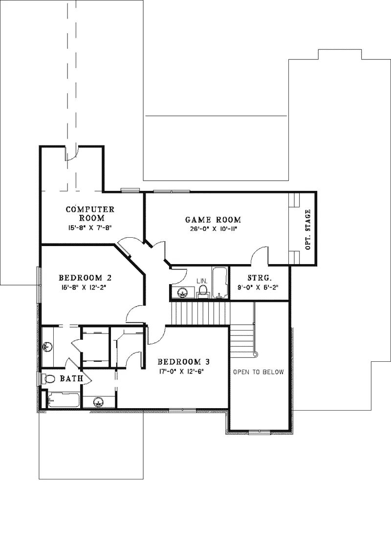 Luxury House Plan Second Floor - Faroe Luxury Home 055S-0022 - Search House Plans and More