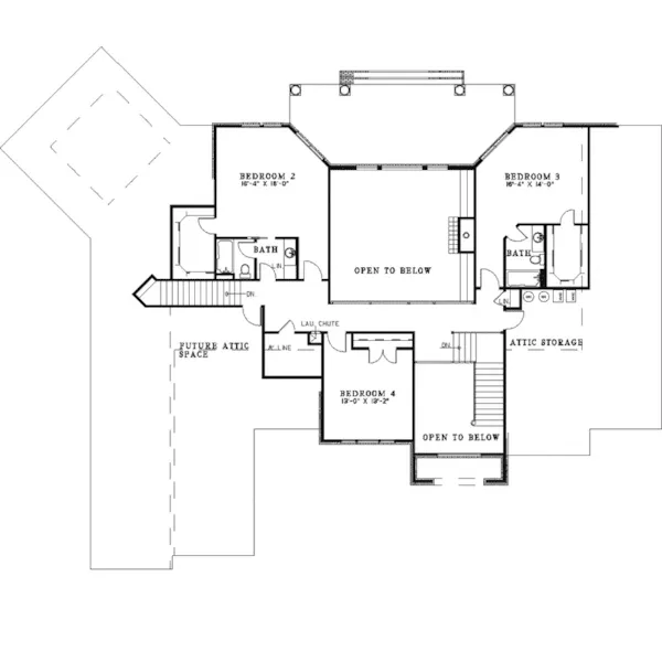 Traditional House Plan Second Floor - Wessel Farm Luxury Home 055S-0025 - Shop House Plans and More