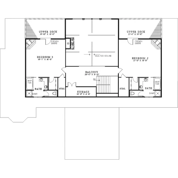 Luxury House Plan Second Floor - Oakfield Luxury Home 055S-0026 - Shop House Plans and More