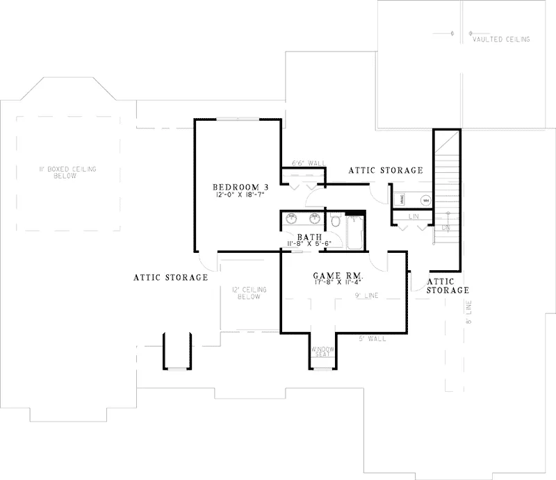 Country House Plan Second Floor - Patricia Luxury Home 055S-0027 - Shop House Plans and More