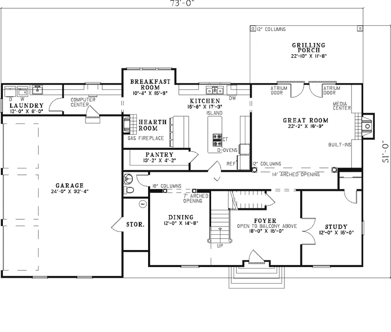 Luxury House Plan First Floor - Elaine Manor Luxury Home 055S-0028 - Search House Plans and More