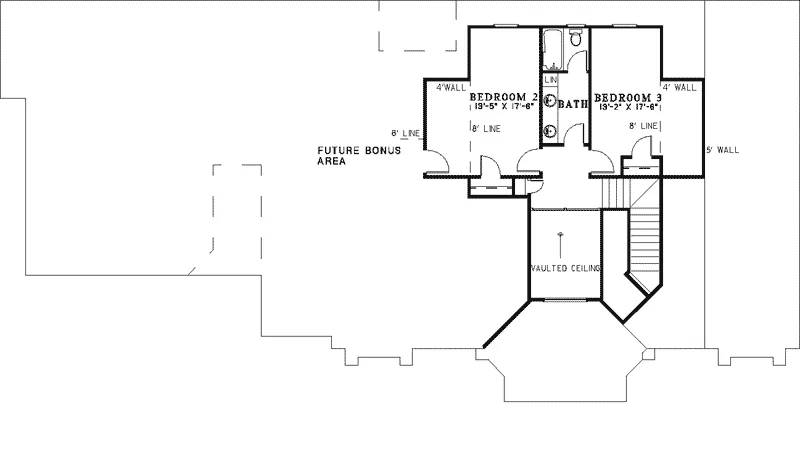 Italian House Plan Second Floor - Scenic Ridge Luxury Home 055S-0029 - Shop House Plans and More