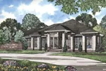Traditional House Plan Front Image - Scenic Ridge Luxury Home 055S-0029 - Shop House Plans and More
