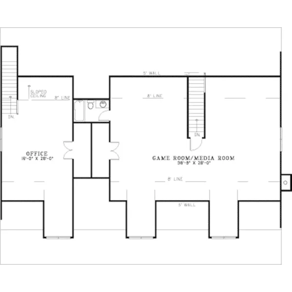 Luxury House Plan Second Floor - Nantucket Cliff Cape Cod Home 055S-0042 - Shop House Plans and More