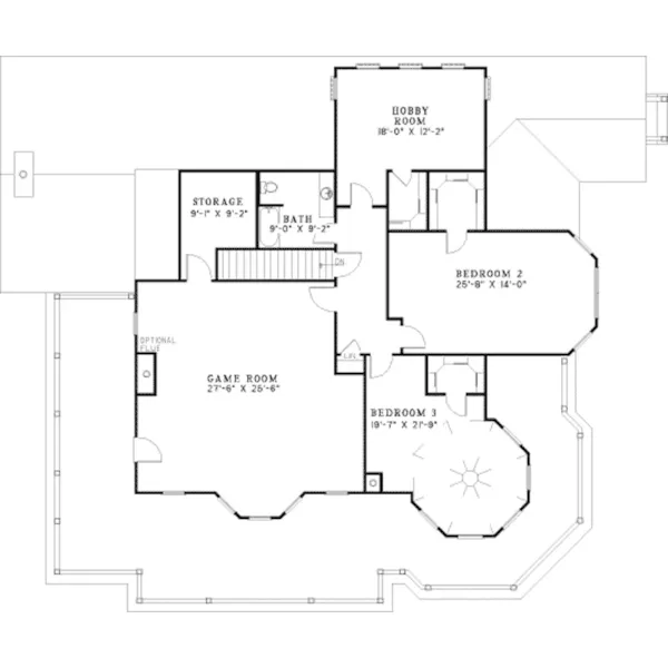 Farmhouse Plan Second Floor - Cairns Luxury Victorian Home 055S-0044 - Search House Plans and More