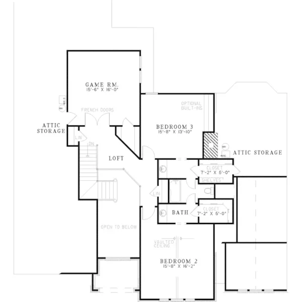 Traditional House Plan Second Floor - Halton Traditional Luxury Home 055S-0054 - Search House Plans and More