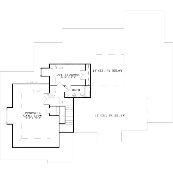 Luxury House Plan Second Floor - Eynsford Ranch Home 055S-0062 - Search House Plans and More