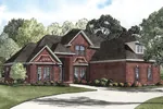 Country House Plan Front Image - Eldred Luxury Brick Home 055S-0067 - Search House Plans and More