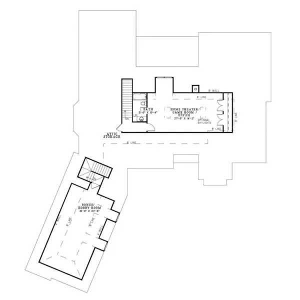 Country House Plan Second Floor - Trevorton Luxury Home 055S-0073 - Shop House Plans and More