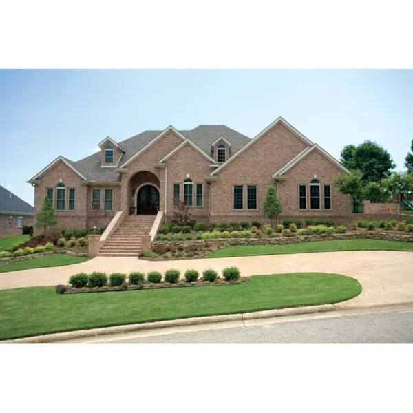 Luxury Traditional All Brick House Great For Sloping Lot