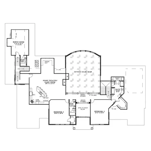 Traditional House Plan Second Floor - Winton Manor Luxury Home 055S-0076 - Shop House Plans and More