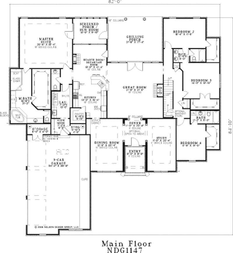 Luxury House Plan First Floor - Brixia Luxury Home 055S-0083 - Search House Plans and More