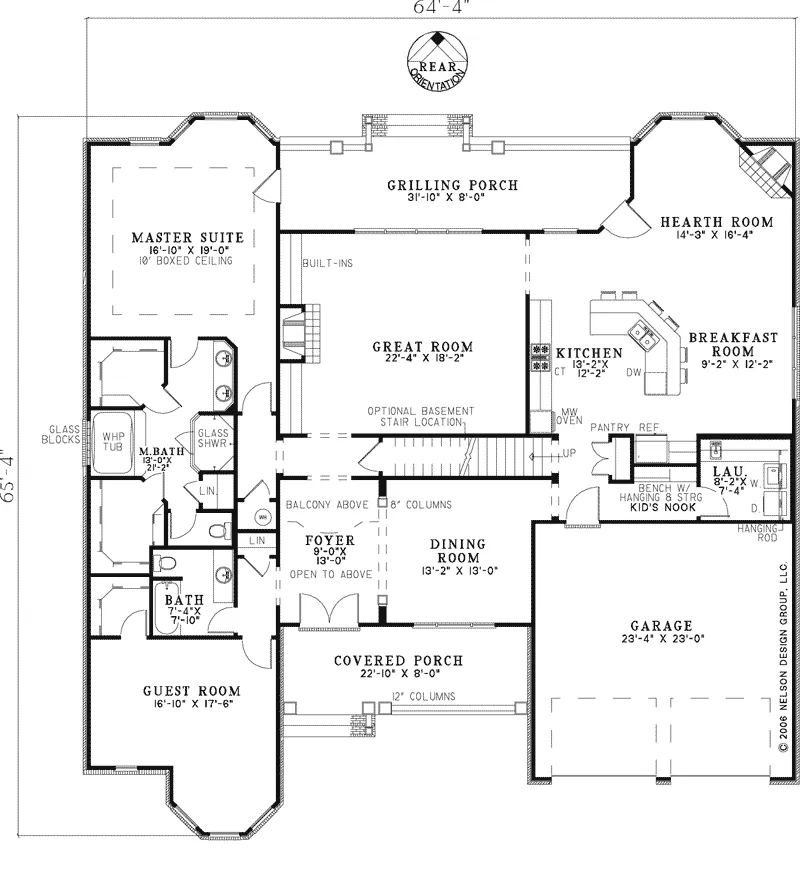 European House Plan First Floor - Brookmill Luxury Tudor Home 055S-0087 - Search House Plans and More