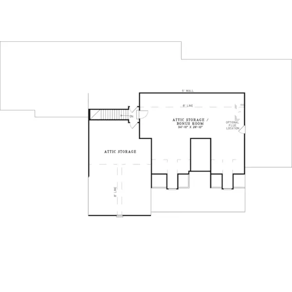 Country House Plan Second Floor - Burwell Luxury Home 055S-0104 - Search House Plans and More