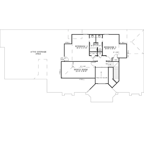 Luxury House Plan Second Floor - Forest Path Luxury Home 055S-0105 - Search House Plans and More